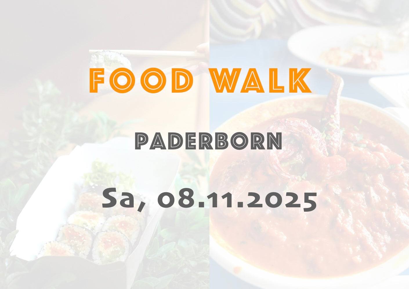 Samstag, 08.11.2025: Paderborn Food Walk