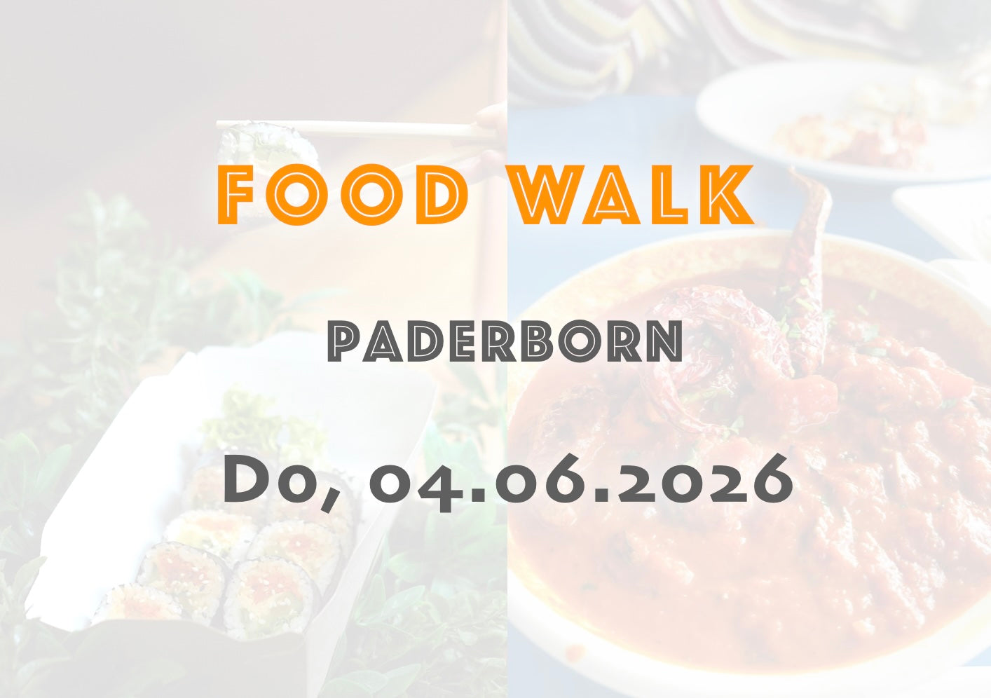 Donnerstag, 04.06.2026: Paderborn Food Walk