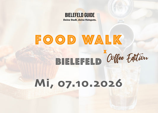 Mittwoch, 07.10.2026: Bielefeld Coffee Walk