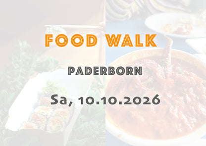Samstag, 10.10.2026: Paderborn Food Walk