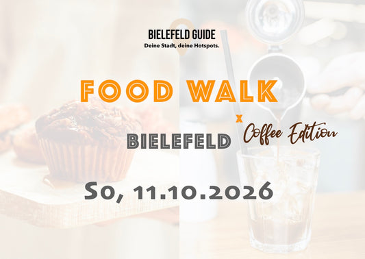 Sonntag, 11.10.2026: Bielefeld Coffee Walk - Food Walk
