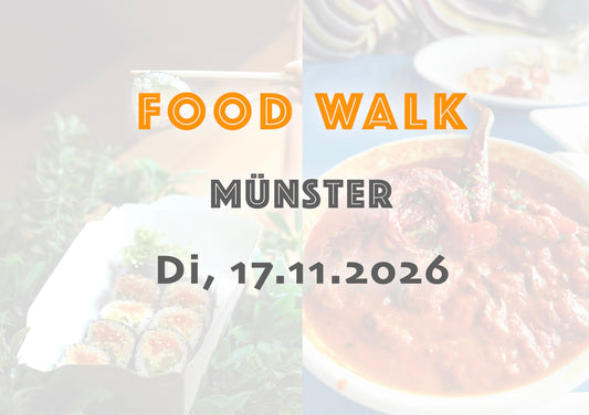 Dienstag, 17.11.2026: Münster Food Walk