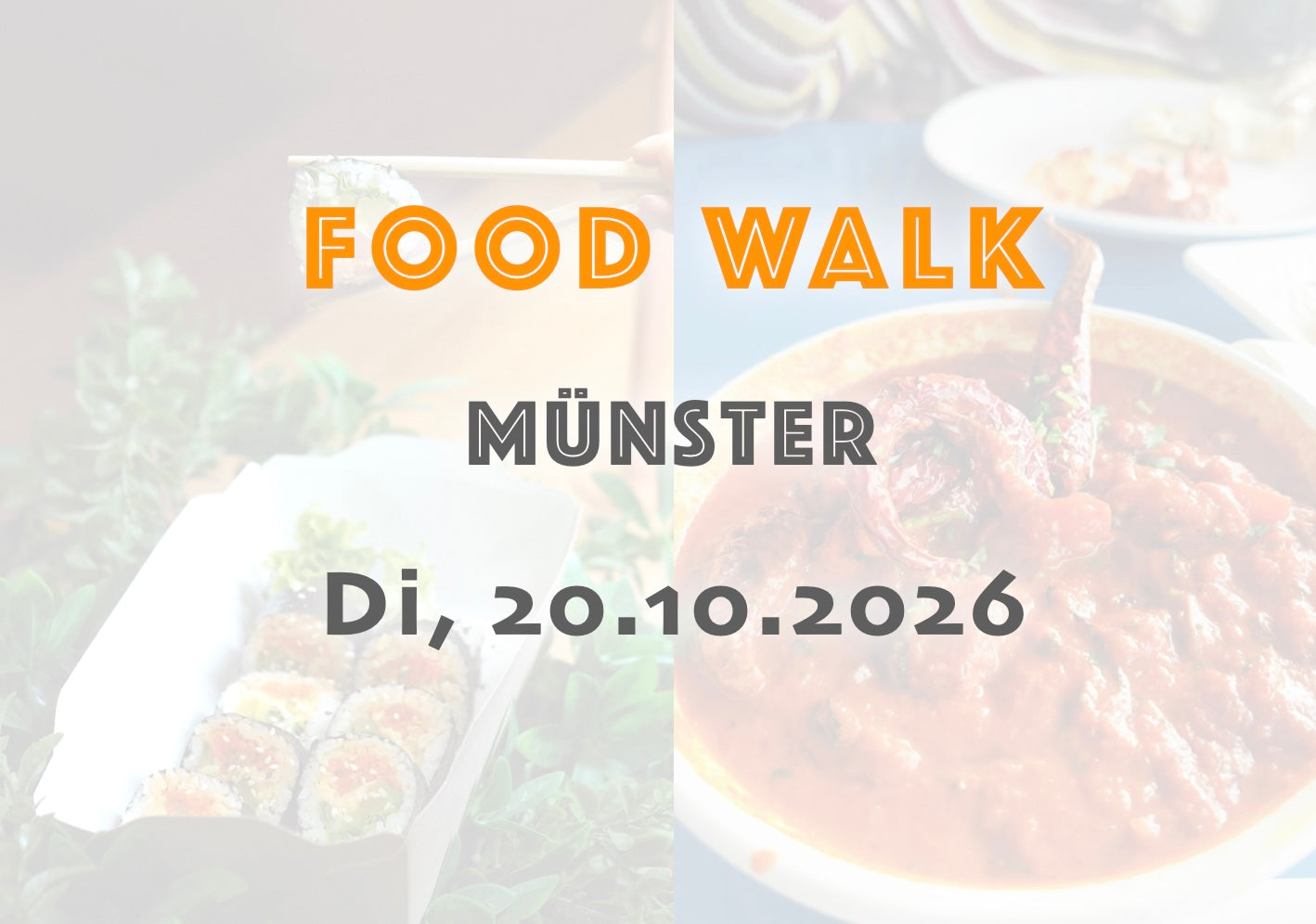 Dienstag, 20.10.2026: Münster Food Walk