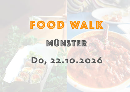 Donnerstag, 22.10.2026: Münster Food Walk