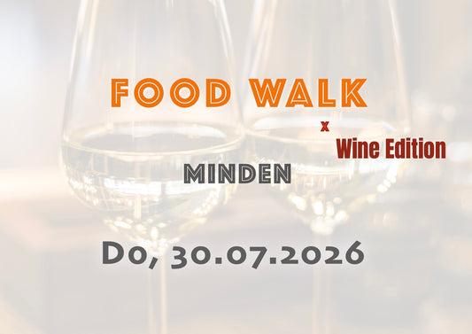 Donnerstag, 30.07.2026: Minden Food Walk x Wine Edition - Food Walk