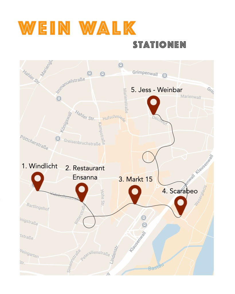 Freitag, 25.09.2026: Minden Food Walk x Wine Edition - Food Walk