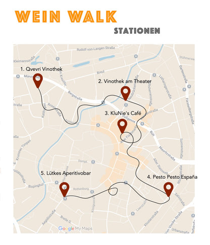 Freitag, 25.09.2026: Münster Wein Walk - Food Walk